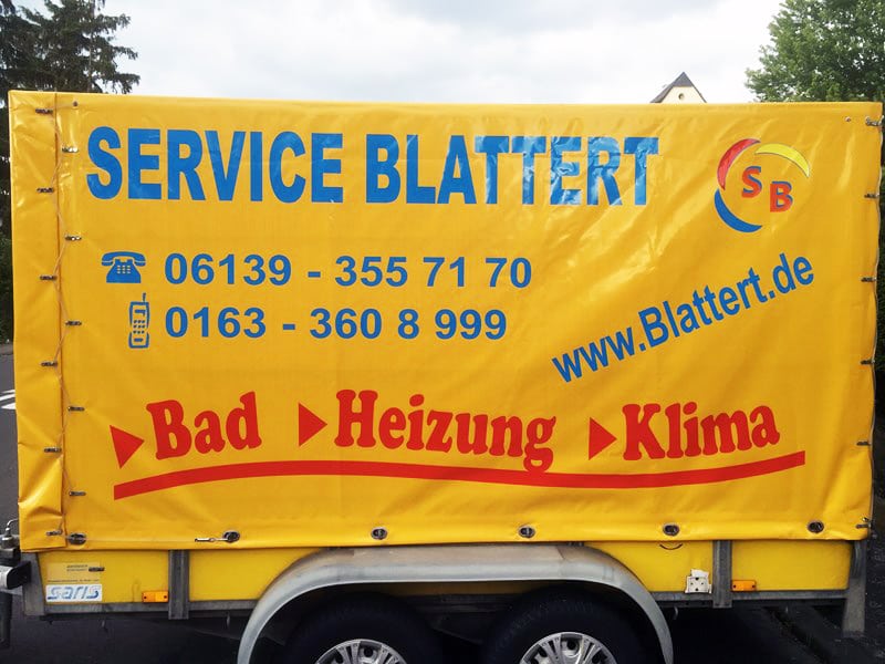 Anhänger für Material und Werkzeug
