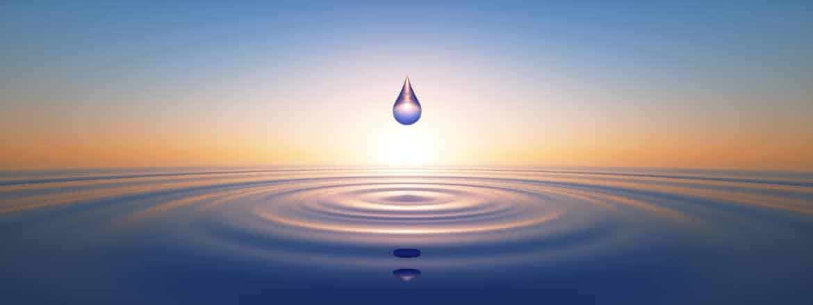 Wassertropfen – sauberes Trinkwasser