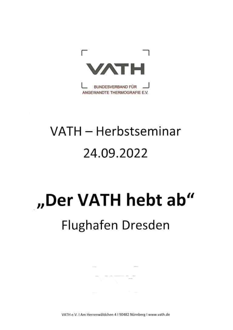 Urkunde VATH – Thermografie Herbstseminar
